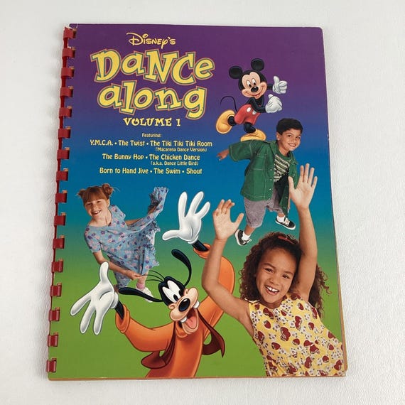 Disney Dance Along Volume 1 Spiral Step by Step Instruction Book