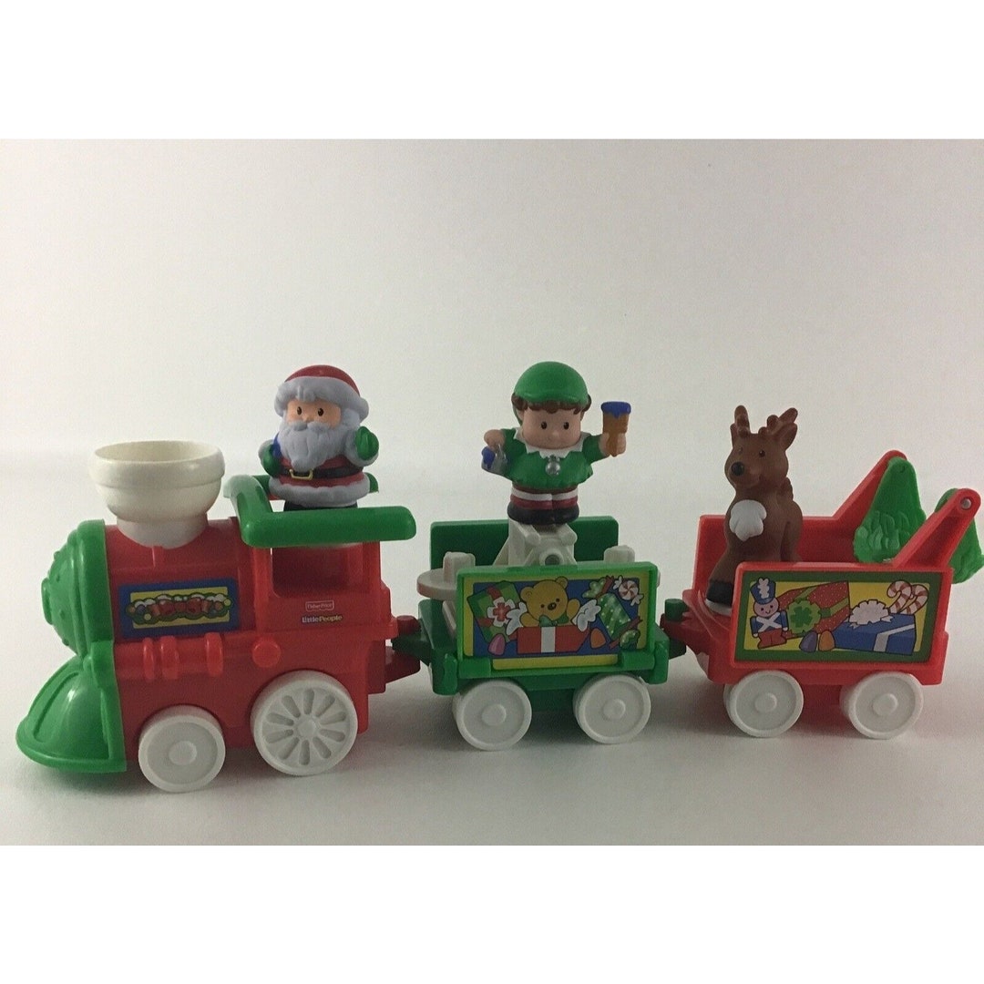 Fisher Price Little People Musical Christmas Train Holiday Etsy
