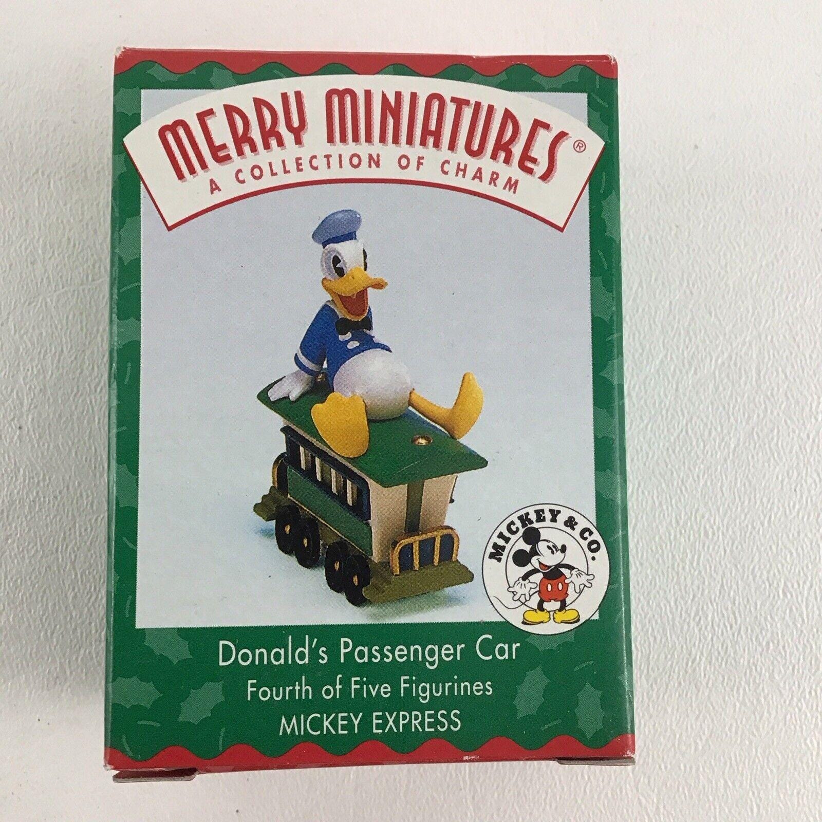 Hallmark Merry Miniatures Mickey Express #4 Donald's Passenger Car