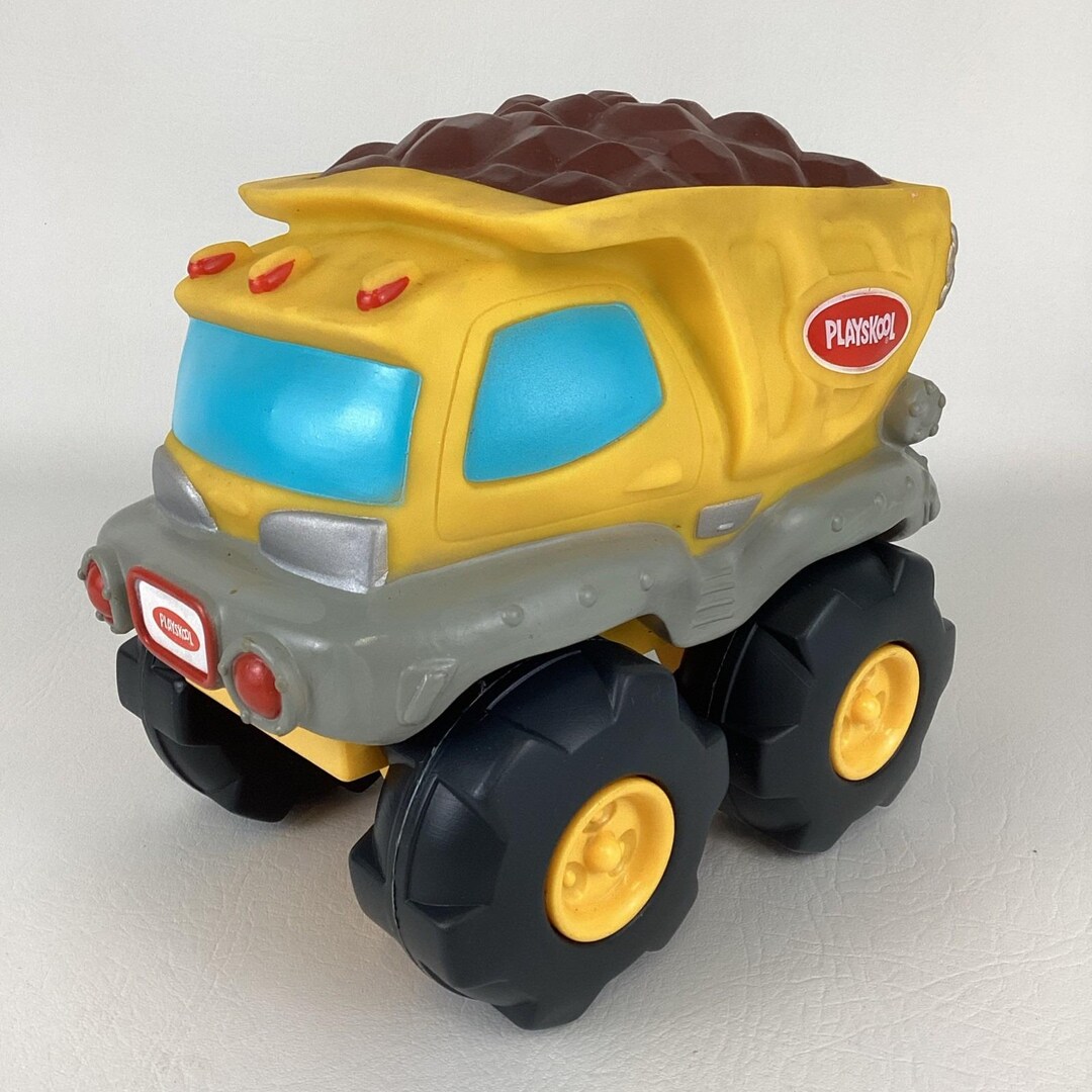 Playskool Cushy Cruisers Cruisin Dump Truck Sound Effects  Playskool Cushy Cruisers Cruisin Dump Truck Sound Effects Vintage 2002 Works main image 1