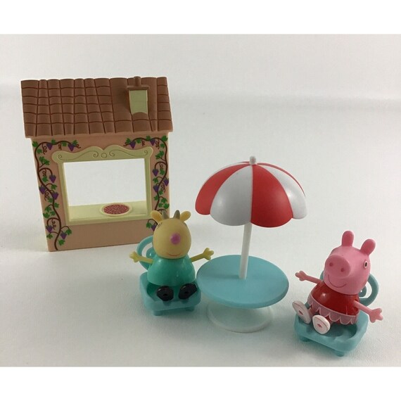 Peppa Pig Pizza Party Playset Figure Gabriella Goat Umbrella - Etsy Israel