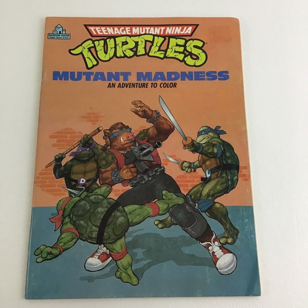 Teenage Mutant Ninja Turtles Jumbo Coloring Book Mutant - Etsy
