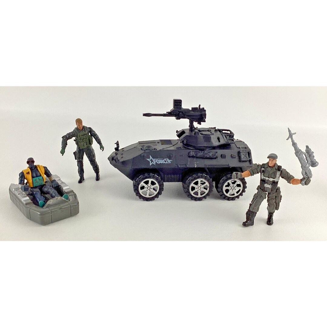 Military Action Adventure Figures G Force Tank Vehicle Toy Chap Mei ...