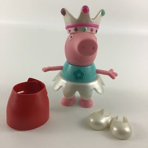 Peppa Pig Talking Dress Up Doll Figure Princess Tiara Vintage Jazwares 2003 Toy