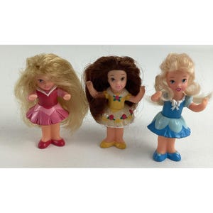 My First Princess Doll Lot Beauty Beast Belle Cinderella Aurora Sleeping Beauty