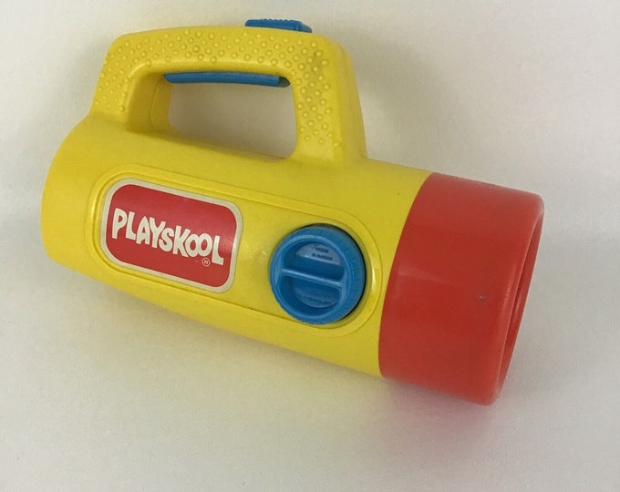 Playskool Color Changing Flashlight Vintage Hasbro 1986 Toy Etsy