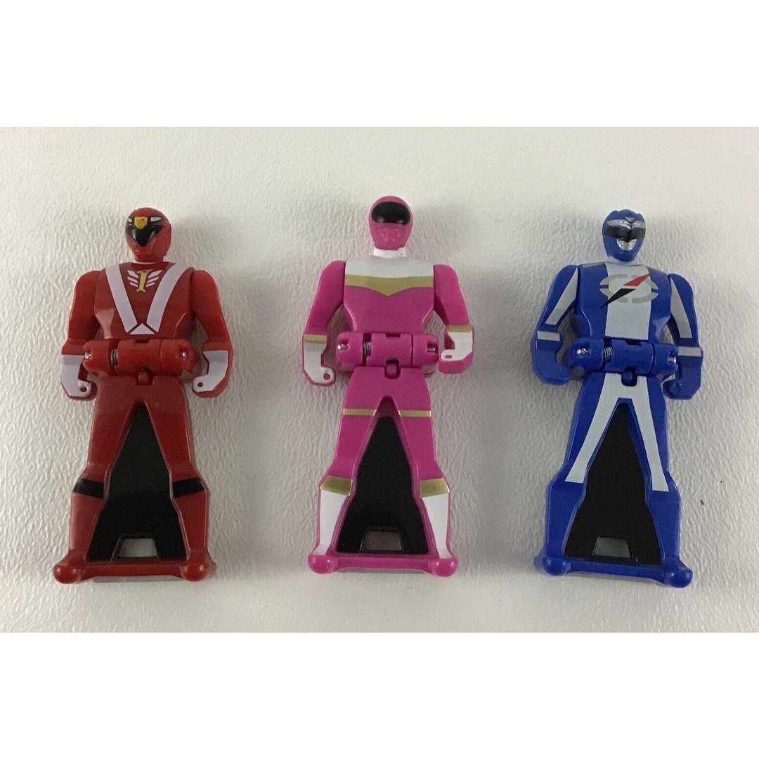 Power Rangers Keys Super Megaforce Operation Overdrive Pink Blue Red