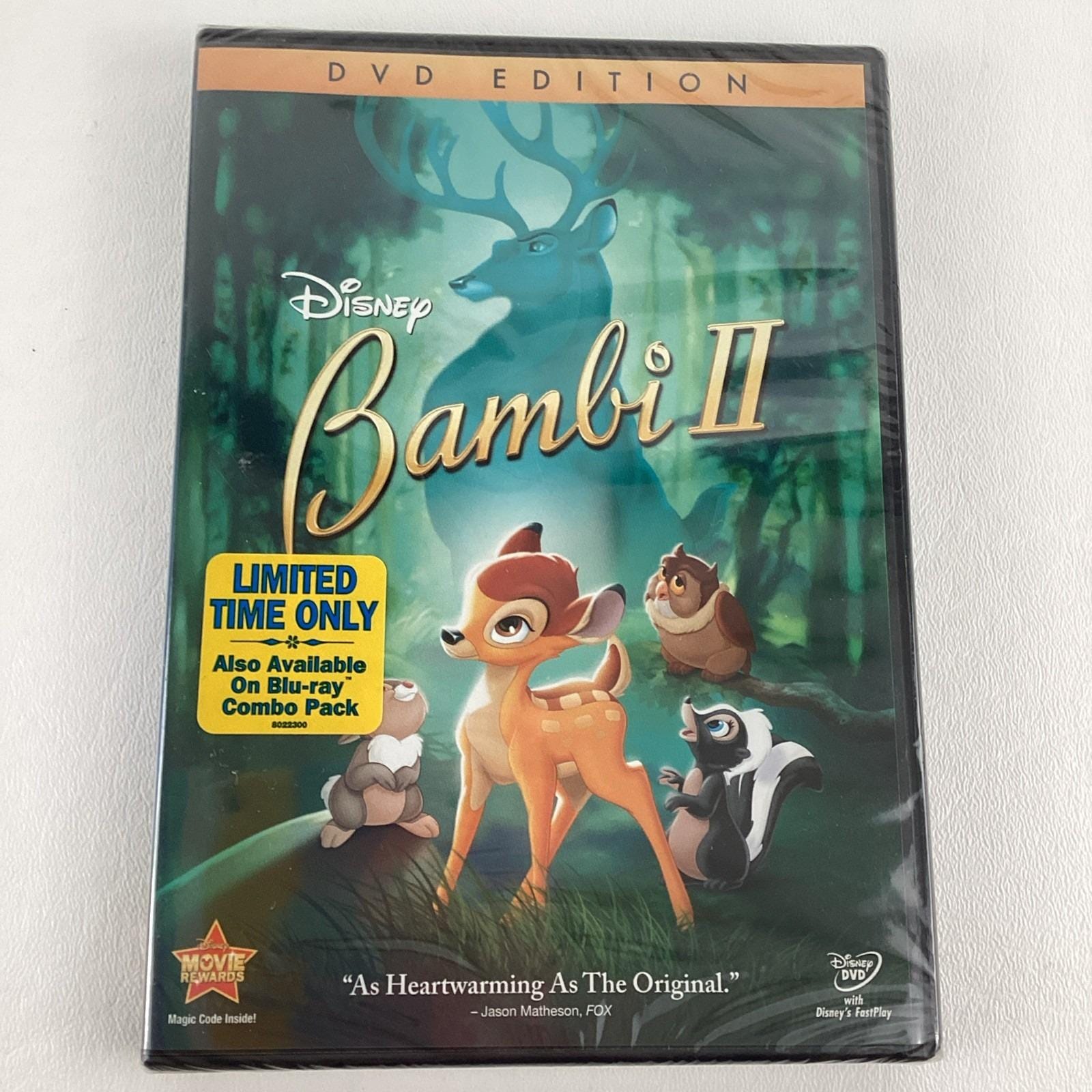 Disney Bambi II Movie DVD Family Film Thumper Owl Flower Faline