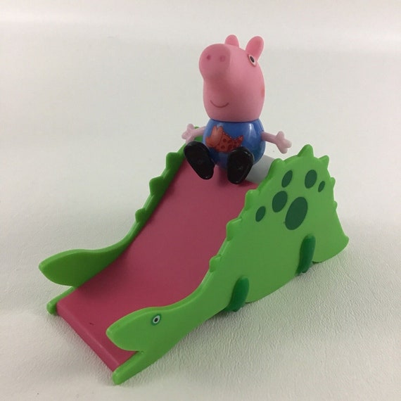 Peppa Pig Dino Park Playset Dinosaur Slide George Figures Vintage Jazwares  2003 