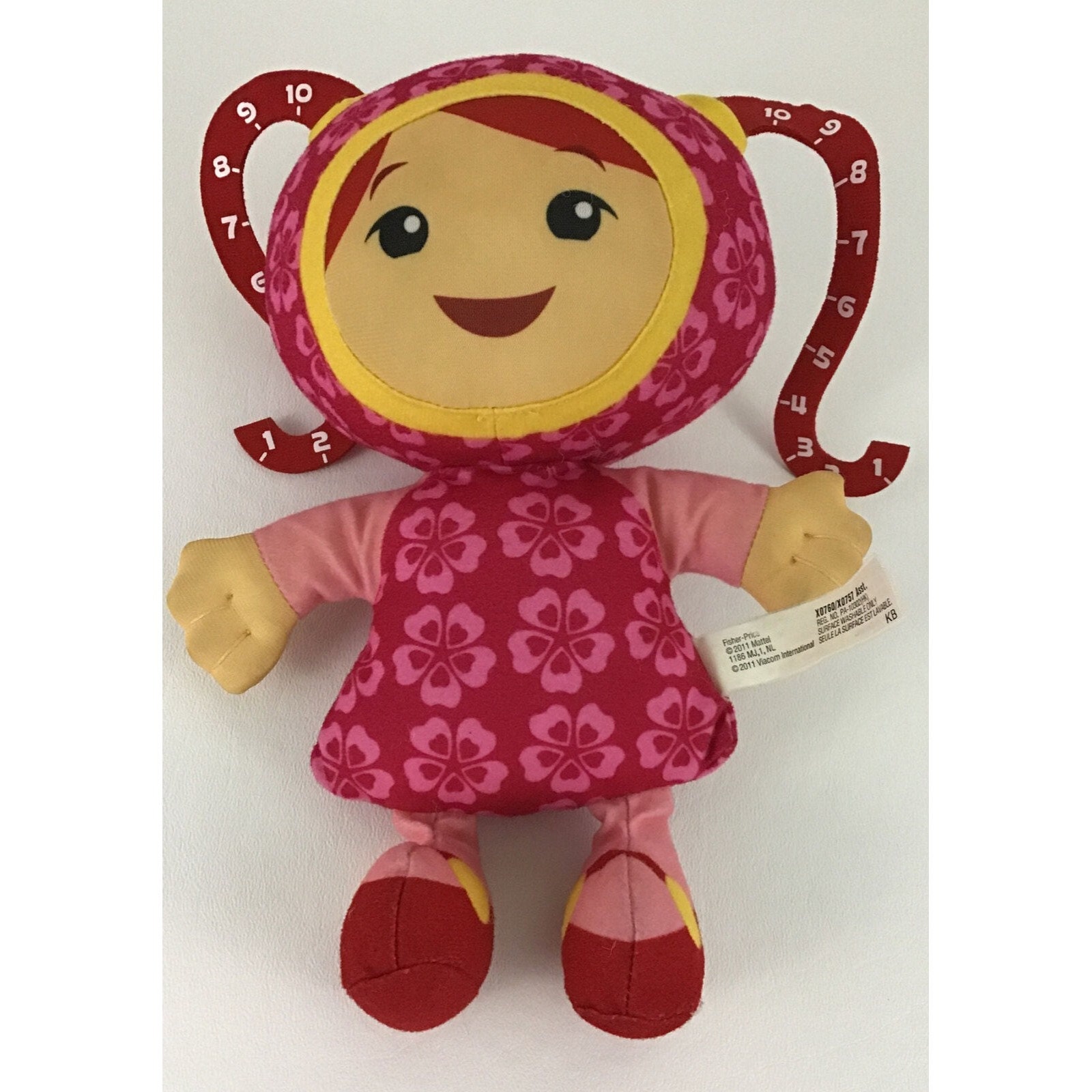 Team Umizoomi Milli Plush Stuffed Animal Doll 9 Pink Etsy UK