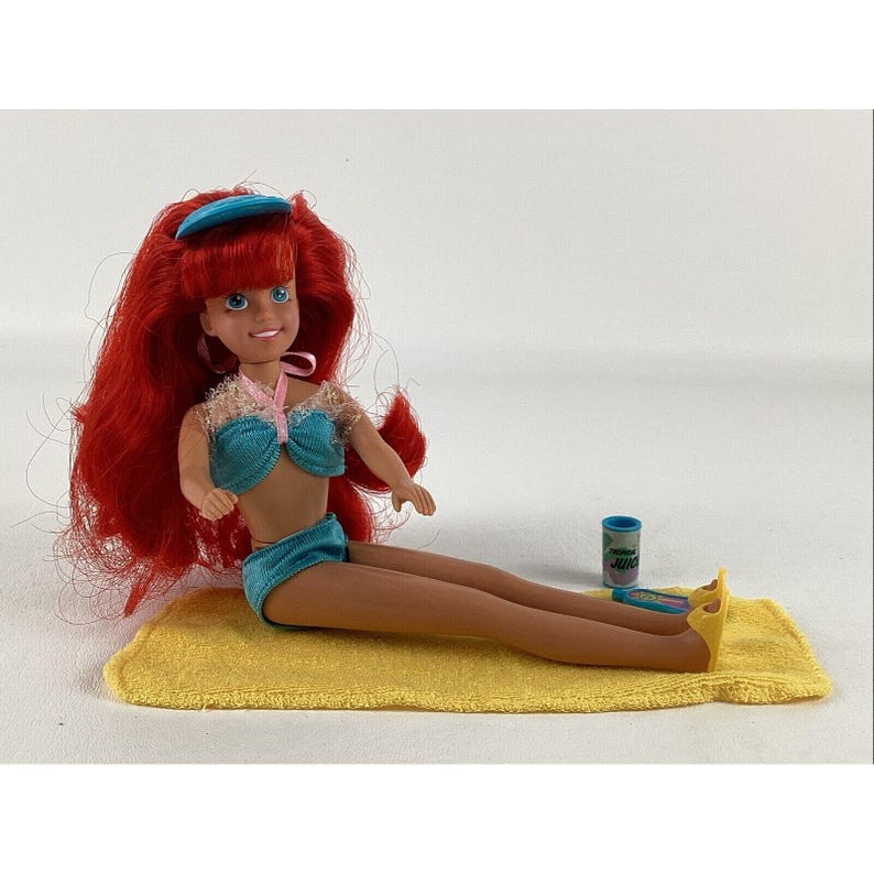 Die kleine Arielle Meerjungfrau Ariel 10"Puppe Mode Outfits Accessoires Lot Vintage 1991 Tyco Bild 9
