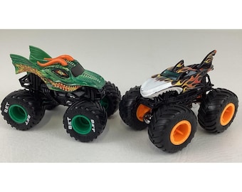 Hot Wheels Monster Jam Trucks Shark Wreak Dragon Diecast Fahrzeuge 1:64 Lot