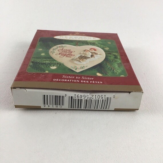 Hallmark Weihnachtskarte Für Schwester – Mit Abtrennbarem Andenken