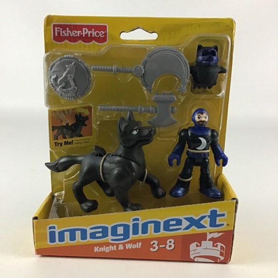 Imaginext Knight & Wolf Medieval Castle Figure Accessories Etsy