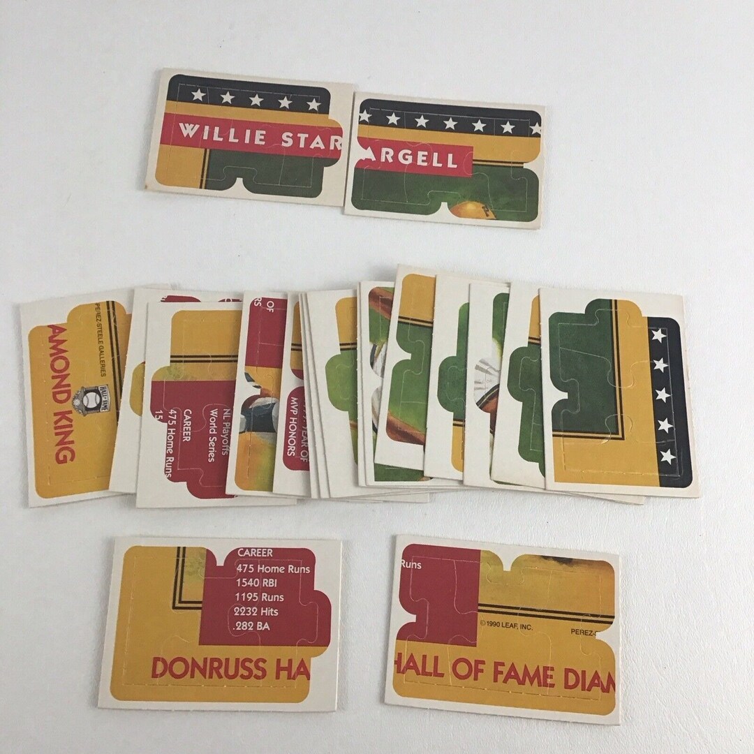 Diamond King Puzzle Cards Leaf MLB Baseball Willie Stargell