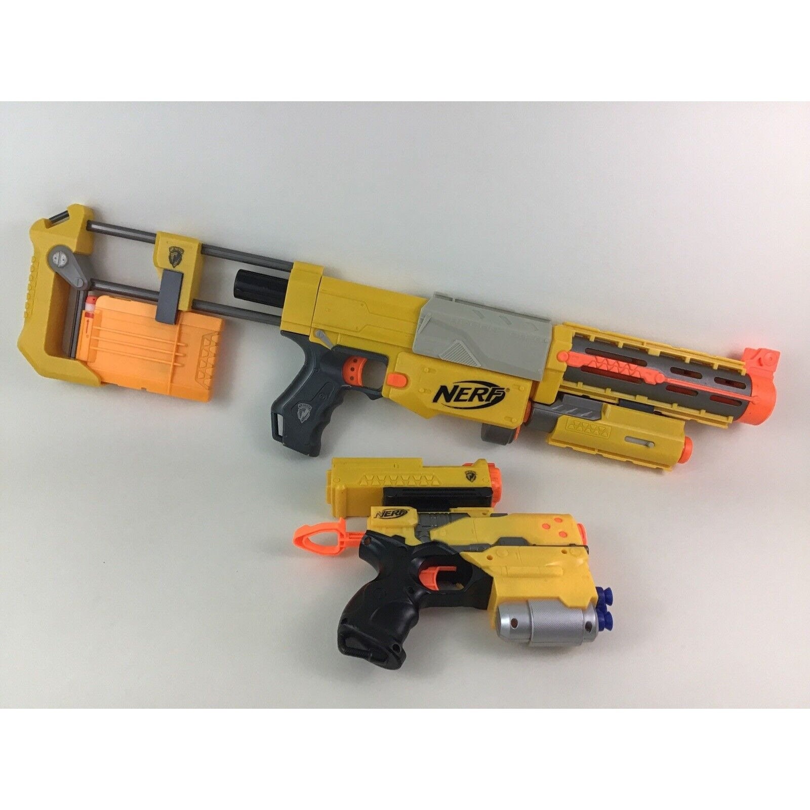 nederlag Kano Tilpasning Nerf Gun N-strike Recon CS6 With Stock Clips Extended Barrel - Etsy Norway