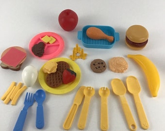 ヴィンテージ 80年代 ごっこ遊び 食品 フルーツ 皿 食器 サンドイッチ