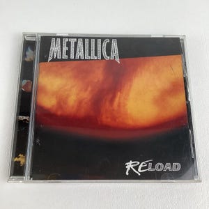 Metallica Reload Music CD 1997 Heavy Metal Band Fuel Devil&#39;s Dance Slither 90s