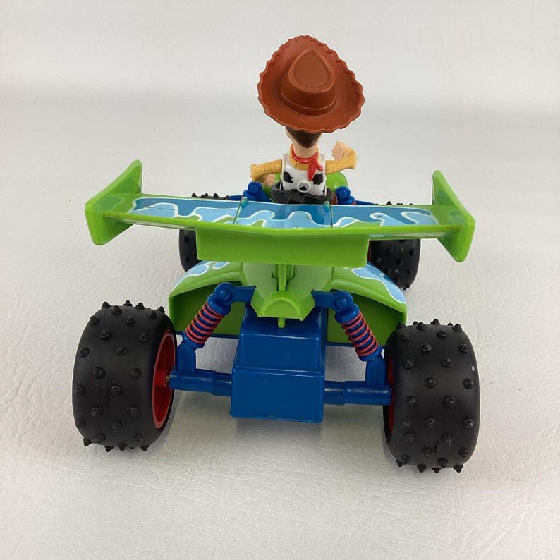 Disney Pixar Toy Story RC Turbo Buggy Push Along Vehicle Woody Action Figure image 5