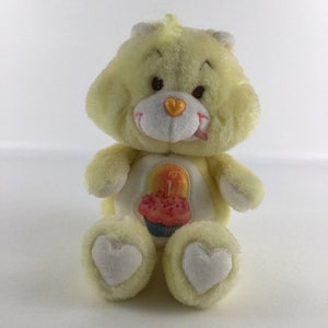 Care Bears Birthday Bear 13&quot; Plush Stuffed Toy Cupcake Vintage 1983 Kenner 80s