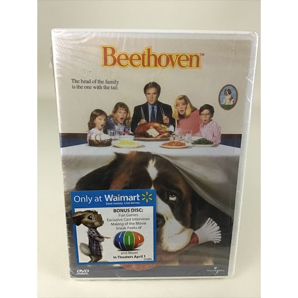 Beethoven Movie DVD Bonus Disc Fun Games Cast Interviews Universal New Sealed