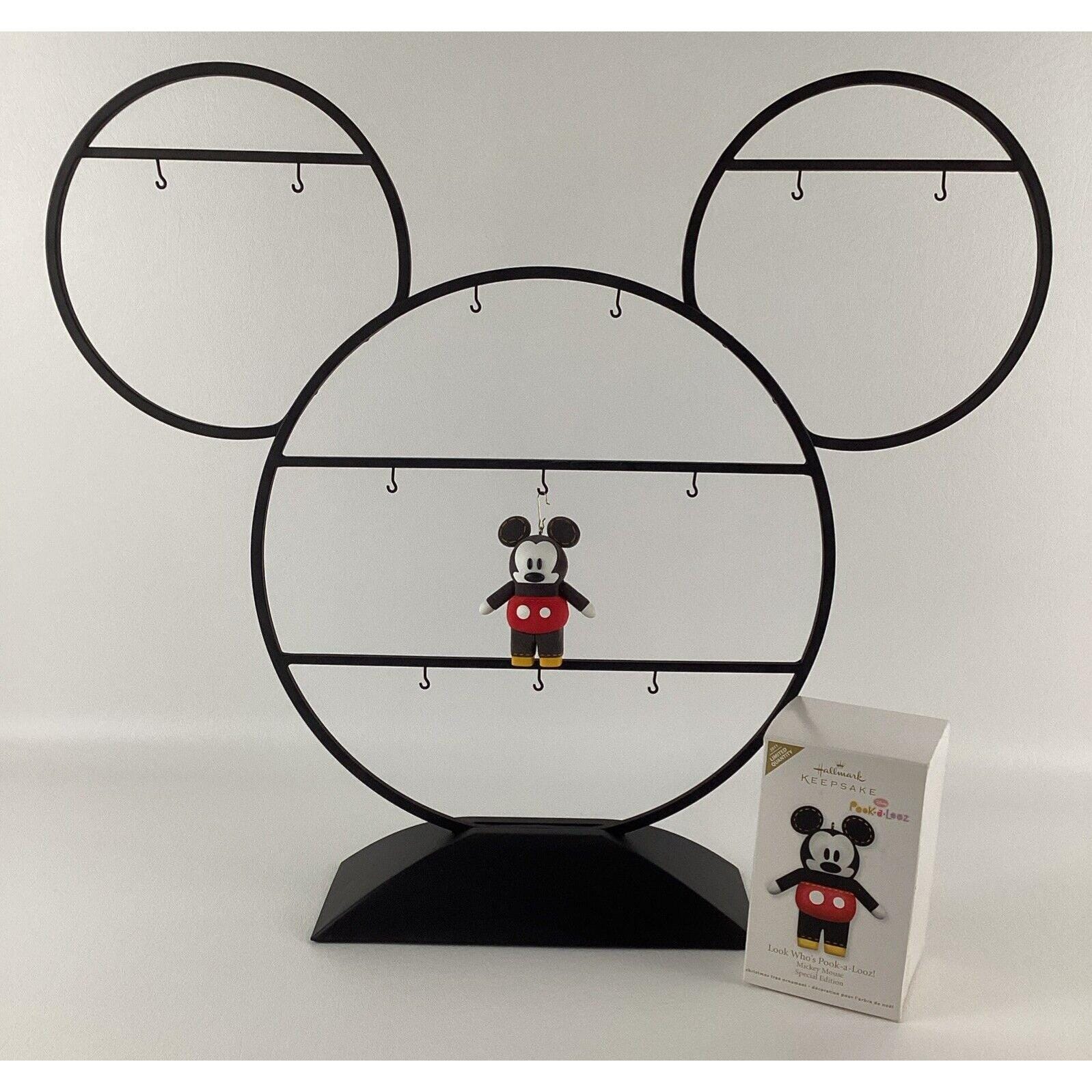 Hallmark Mickey Mouse Ornament Holder Stand Walt Disney Look Who's