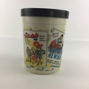 Turner Film Poster Popcorn Bucket Forbidden Planet King Kong Zauberer Oz Vintage