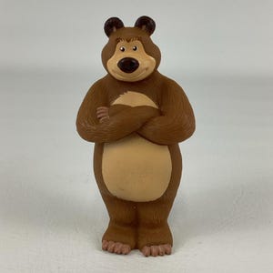 Masha And The Bear Pool Bath Water Toy Figure Let's Play Together Bear Netflix