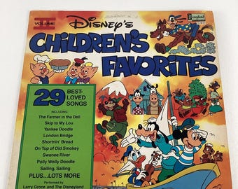 Disney Children's Favorites Vinyl Record Album Volume II Vintage