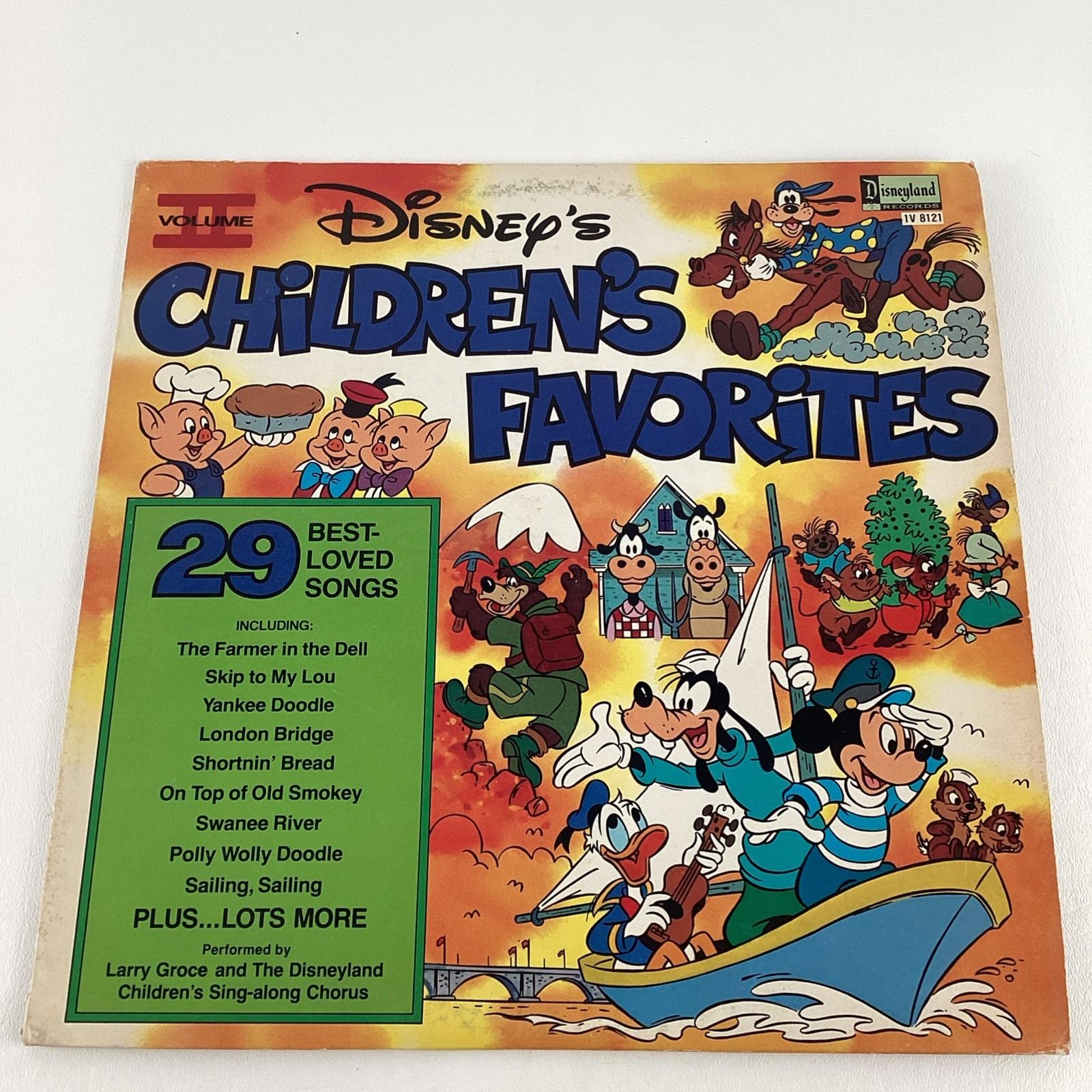Disney Children's Favorites Vinyl Record Album Volume II Vintage