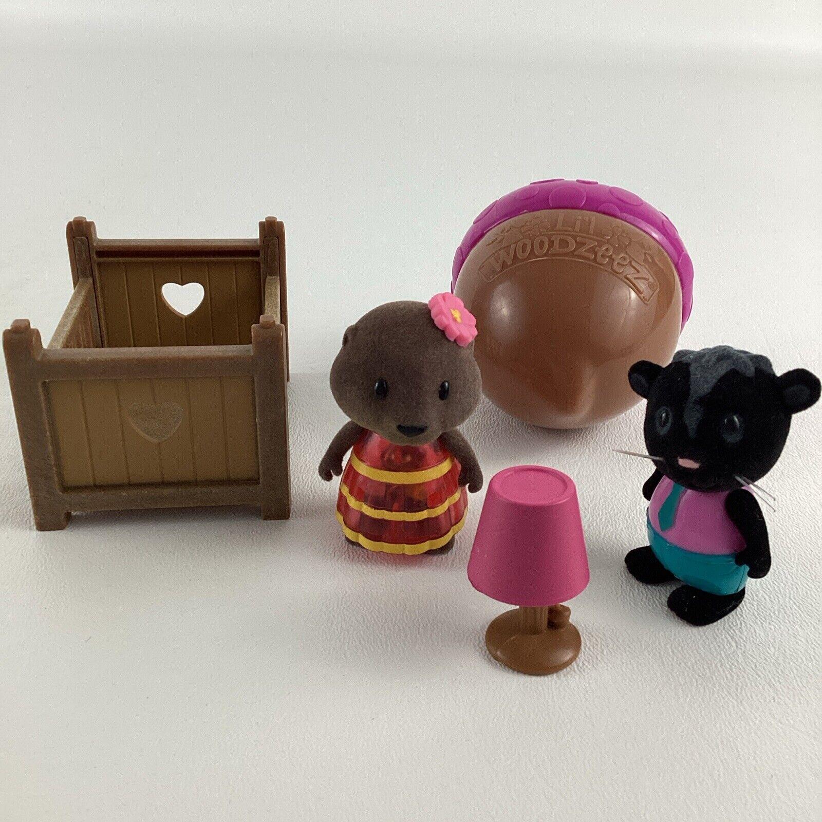 Li'l Woodzeez Bobblehead Figures Flocked Animal Honeysuckle