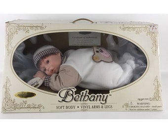 Vintage Bethany Doll 18" Collector Edition Soft Body & Vinyl Rooted 2000 NIB