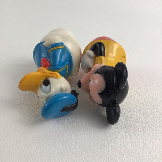 ディズニー ミッキーマウス ドナルドダック PVC フィギュア 指人形