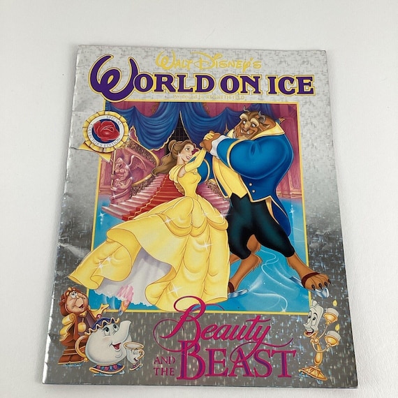 Disney World on Ice 1993 Souvenir Program Beauty and the Beast