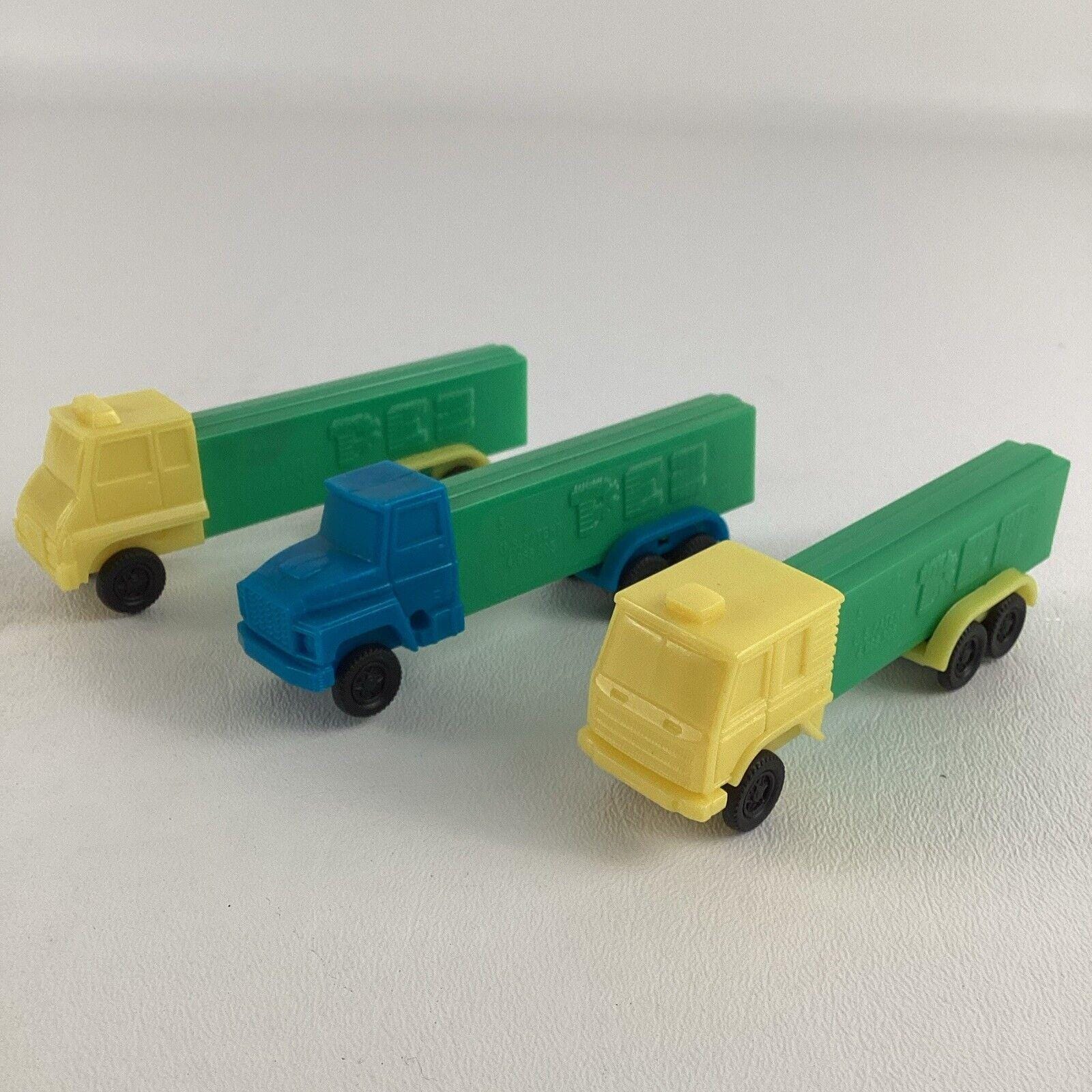 ペッツケース　PEZ トラック型ミニカー 黄色と緑色 約10cm ペッツケース PEZ トラック型ミニカー 黄色と緑色 約10cm Pez truck