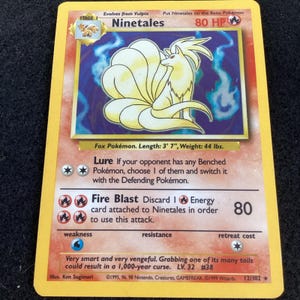 Base Set Ninetales - Etsy