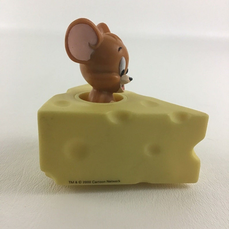 Cartoon Network Tom & Jerry Hardee's Mouse Cheese Push Along Toy Vintage 2000 image 4