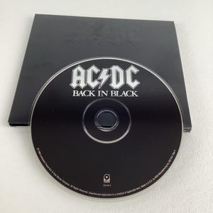 AC/DC CD Back In Black ロックミュージック Hell&#39;s Bells Shoot To Thrill バンド ヴィンテージ