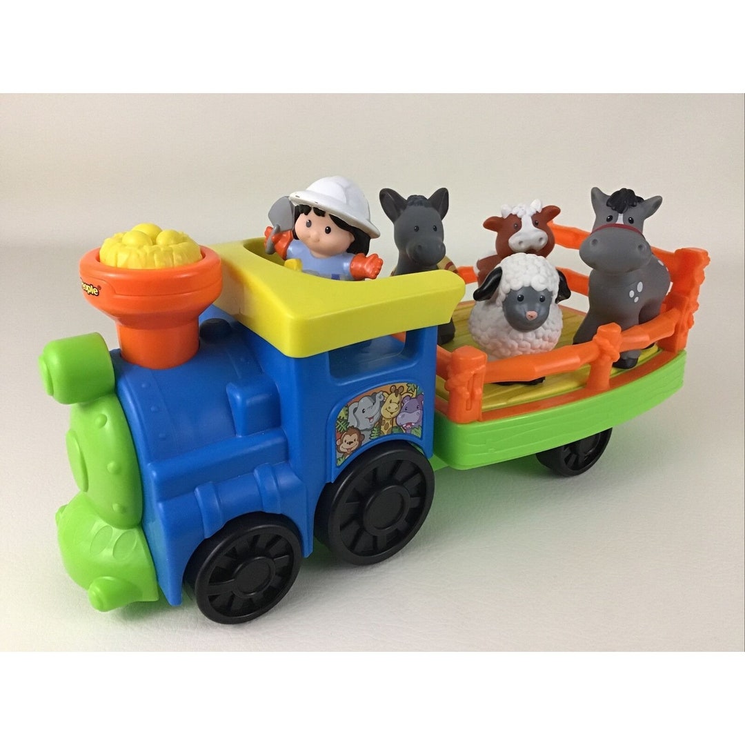 Fisher Price Little People Choo Choo Zoo Train Animals Zoo Wagon Fun