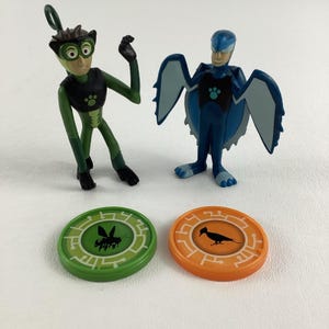 Wild Kratts Creature Power Suit 3&quot; Figure Lot Chris Spider Monkey Martin Turtle
