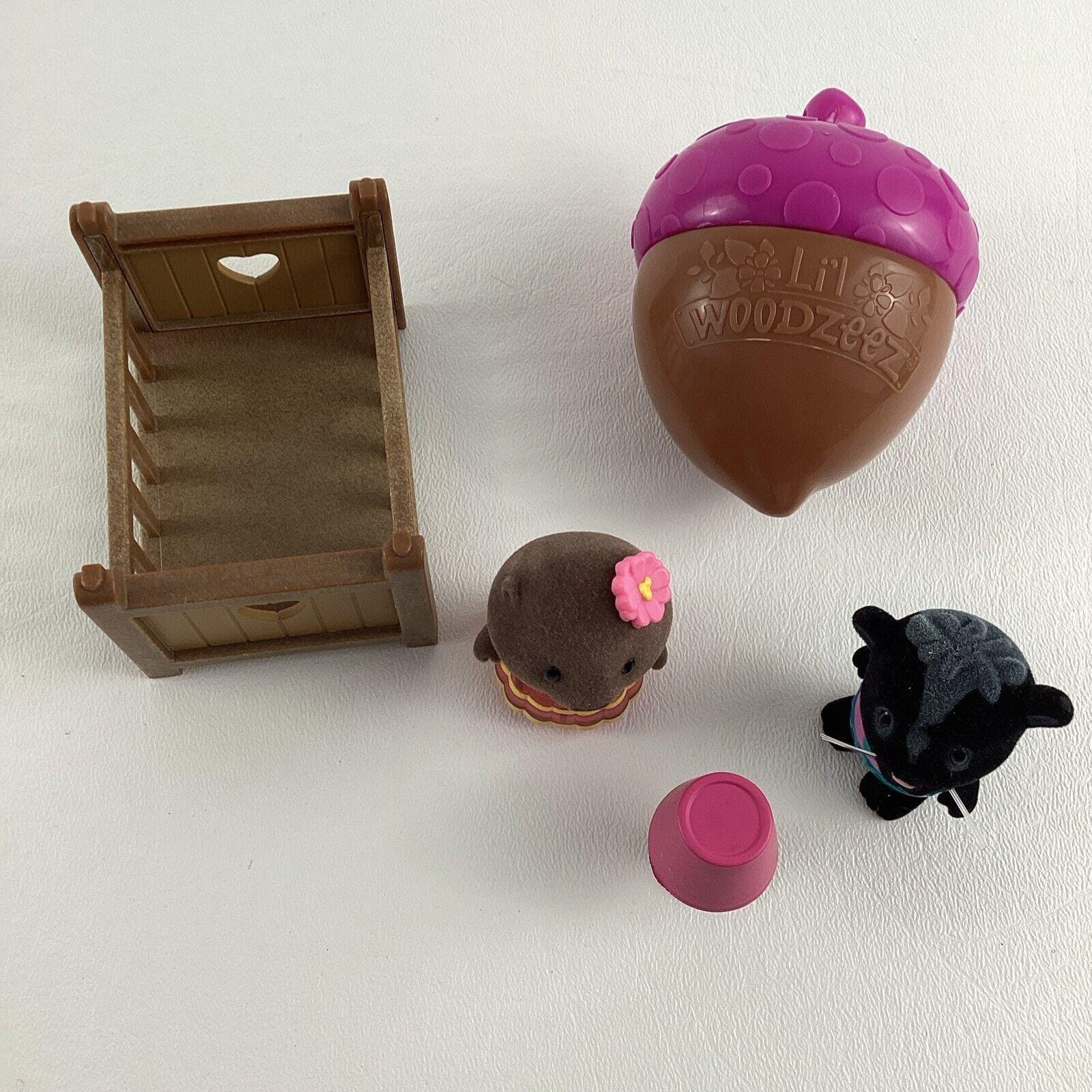 Li'l Woodzeez Bobblehead Figures Flocked Animal Honeysuckle