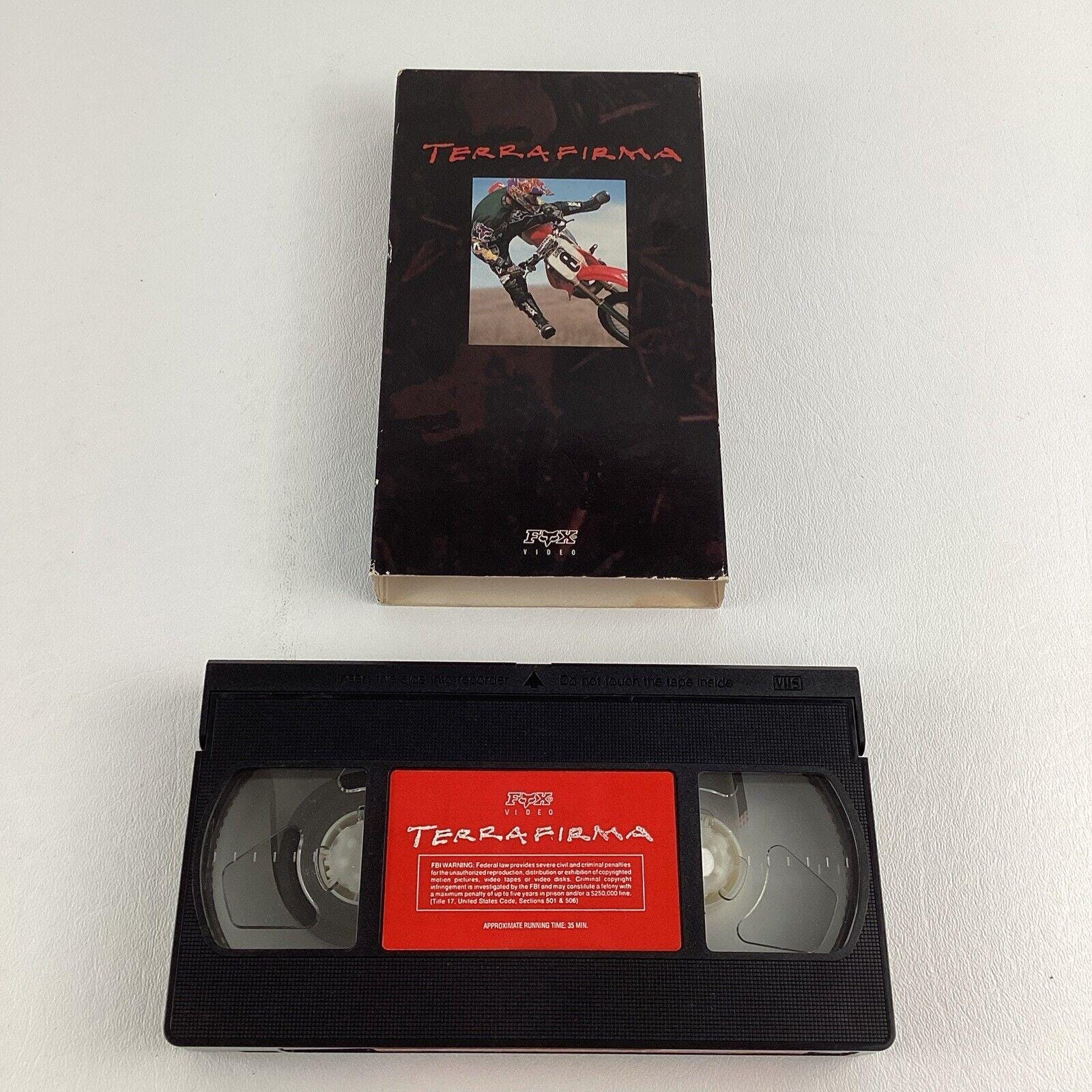Terrafirma VHS Tape Fox Video Dirt Bike Riders Stunts Film
