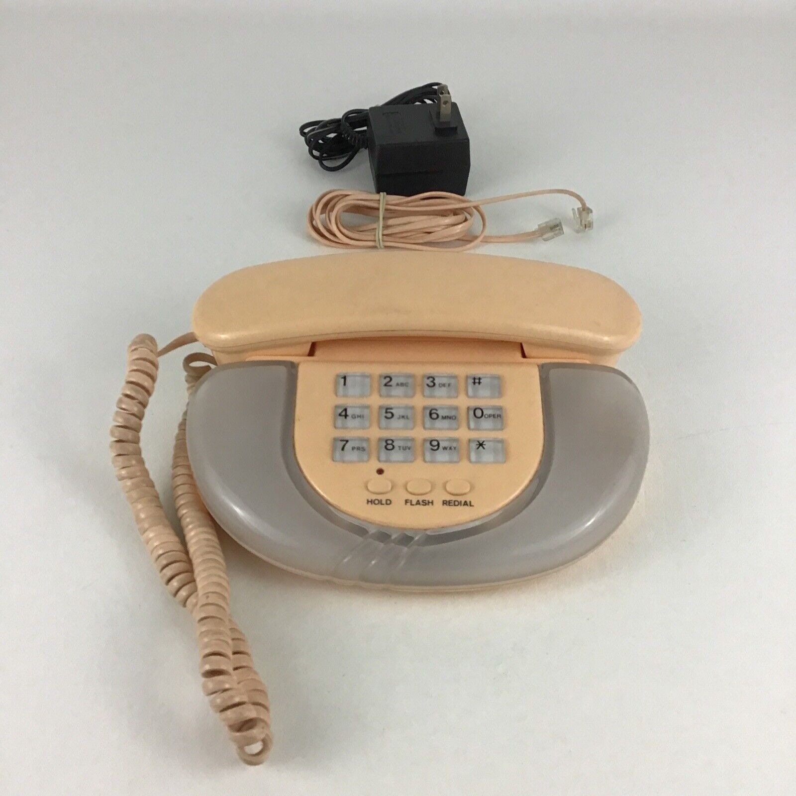 Disney I’m a Little Princess Vintage Pink Fuzzy Corded Dialphone