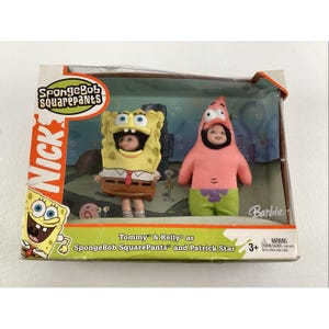 Barbie Tommy Kelly As SpongeBob SquarePants Patrick Star Doll Figures 4