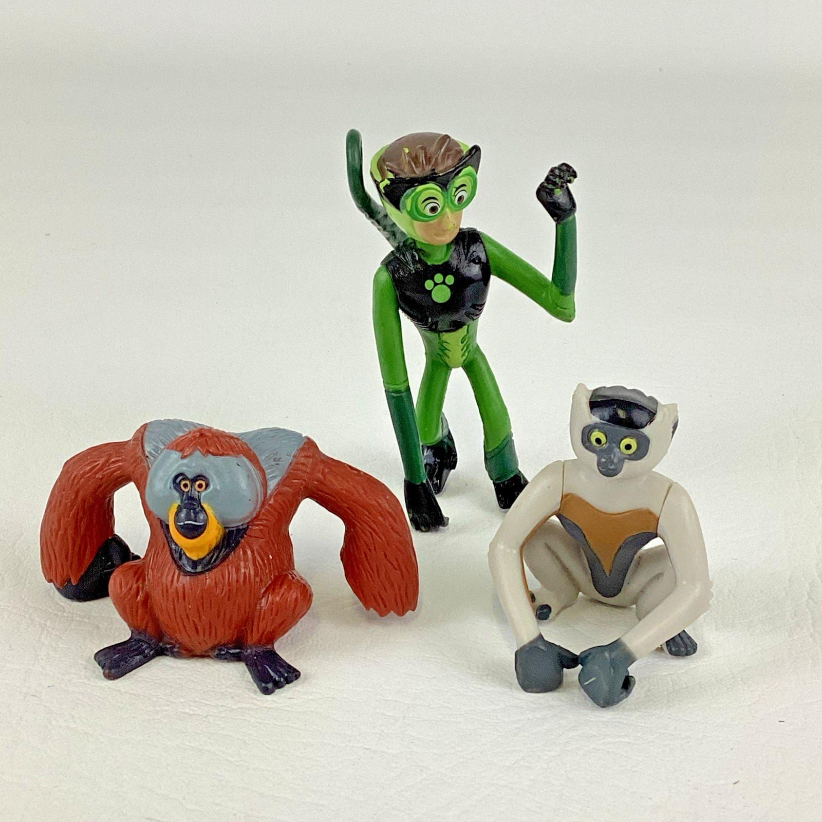 ドングリ坊主 Wild Kratts Creature Power Suit Chris Spider Monkey Figure Lemur