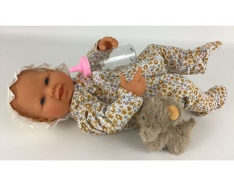 Miniland Doll Anatomically Correct Girl Blue Eyes Preemie Newborn 16" Vinyl New