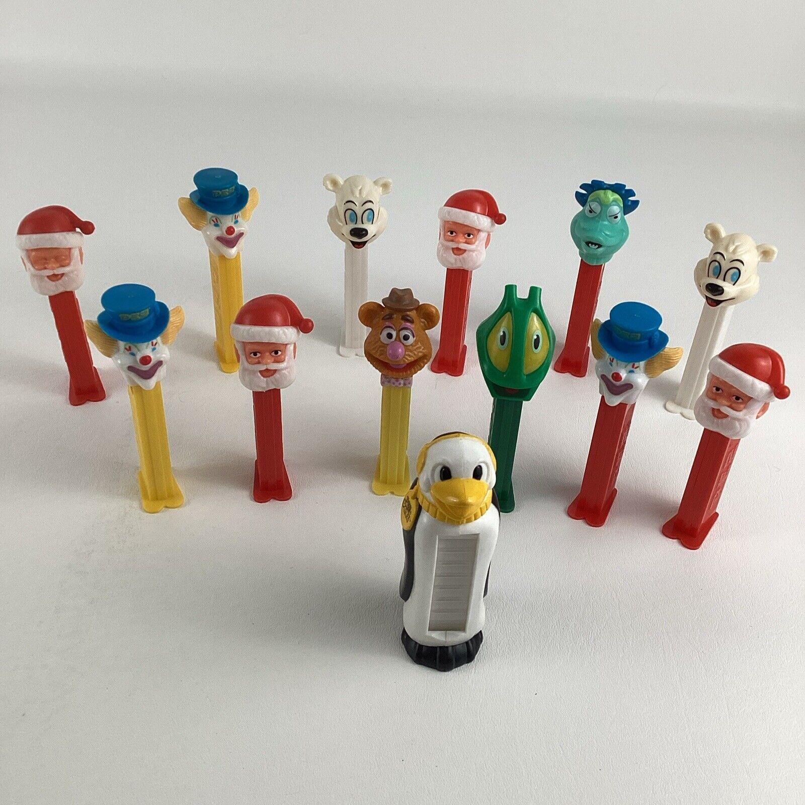 Pez Candy Dispenser 13pc Mixed Lot Vintage 70s 80s Clown Fozzie