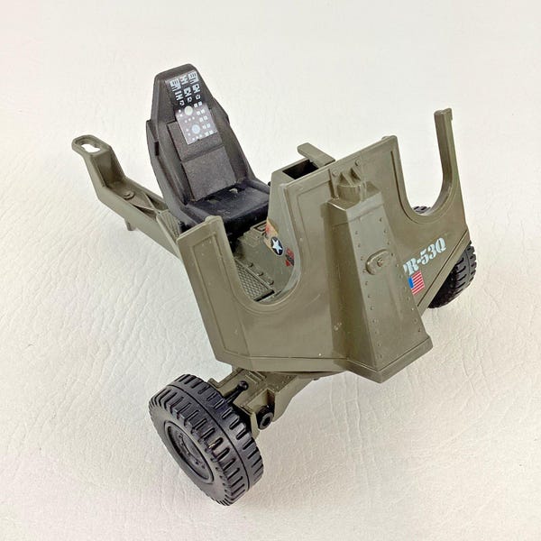 G.I. Joe Whirlwind Twin Battle Gun Vehicle Base Military Vintage 1983 Hasbro Toy