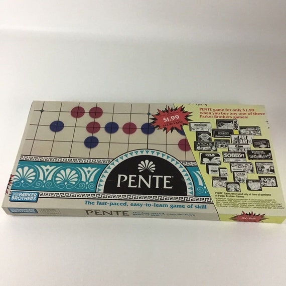 Parker Brothers Pente Board Game 1989 Promotional Edition