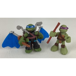 Lote de figuras de las Tortugas Ninja Adolescentes Mutantes Half Shell Heroes TMNT de Playmates